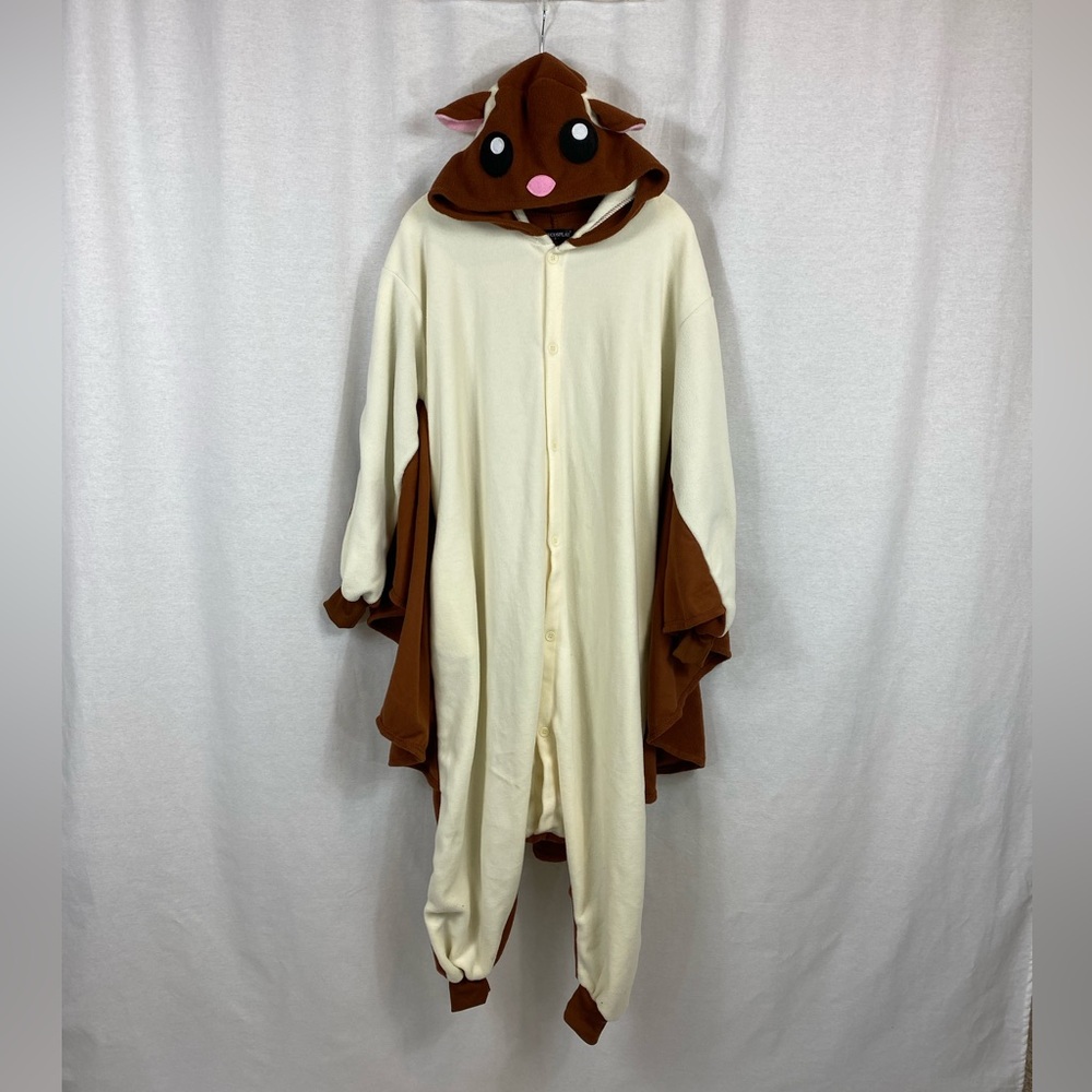 Cozy Cream and Brown Animal Onesie